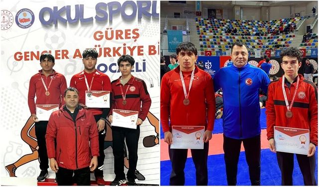 Erzincanlı Pehlivanlar Türkiye Şampiyonası’nda Kürsüden İnmedi