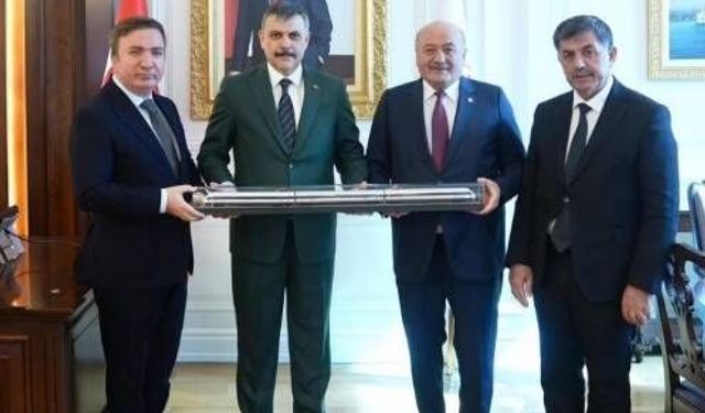 Erzincan Heyetinden İçişleri Bakanı Çiftçiye Ziyaret