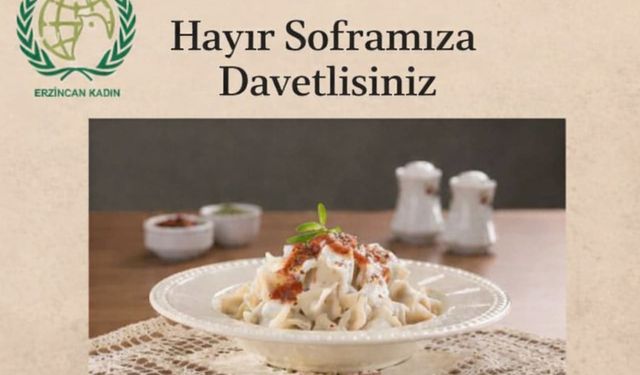 Gazze'nin İlk İftarı İçin Erzincan'da Hayır Buluşması