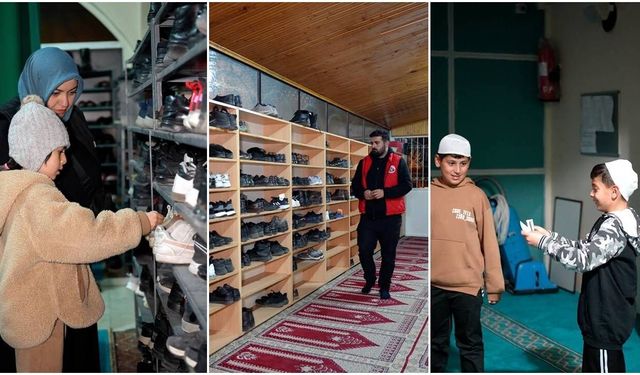 Minik Yüreklere Teravih Sürprizi: Ayakkabılardan Çıkan Hediyeler Yüzleri Güldürdü (VİDEO)