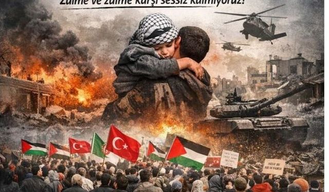 Erzincan’da İsrail’in İşgaline Karşı Basın Açıklaması