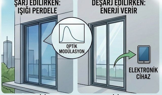 Pencereler Bataryaya Dönüşüyor! EBYÜ’den Enerji Depolayan Şeffaf Cam Teknolojisi