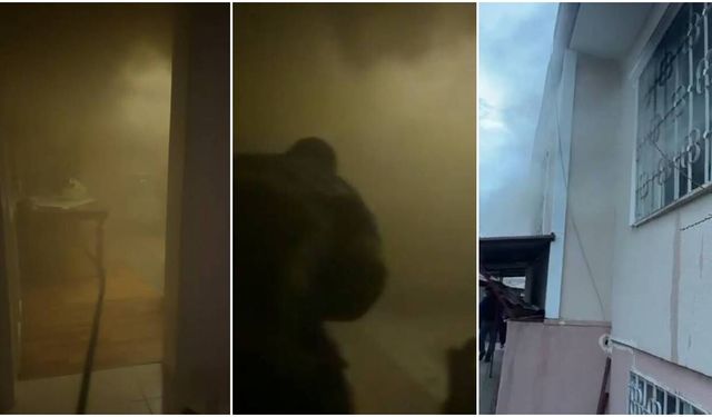 Erzincan’da Ev Yangını: 2 Kişi Dumandan Etkilendi (VİDEO)