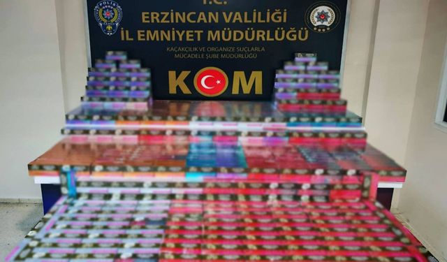 Erzincan’da Kaçak Tütün Operasyonu!