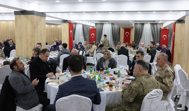 Erzincan’da Şehit Aileleri ve Gaziler Onuruna İftar Programı