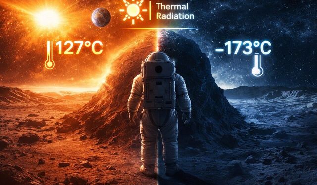 Ay’da Sıcaklık Neden Uç Noktalarda? İşte Bilimsel Açıklaması