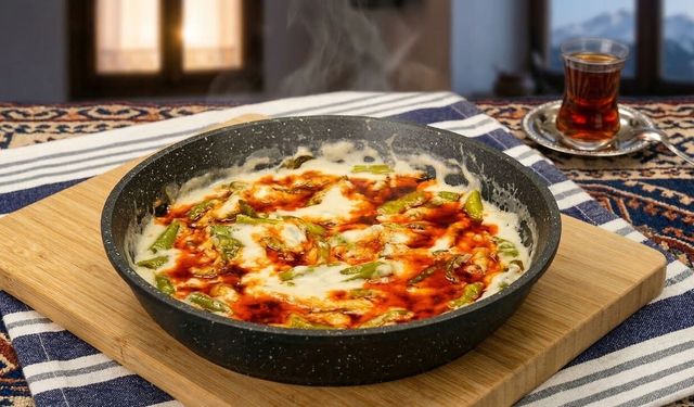 Sahur Sofrasına Sütlü Biber Kavurması