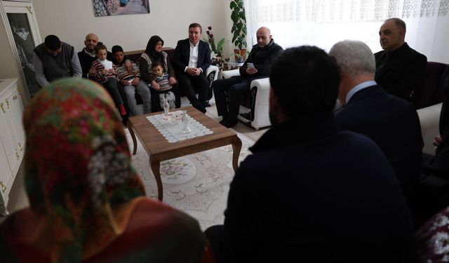 Vali Hamza Aydoğdu’dan Uluköy’de Hane Ziyareti