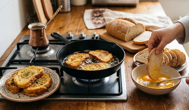 Sahurun Altın Dokunuşu: Bayat Ekmeklerin Nefis Dönüşümü