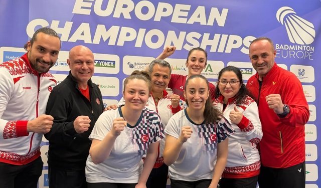 Badmintonda tarihi başarı: Avrupa ikinciliği