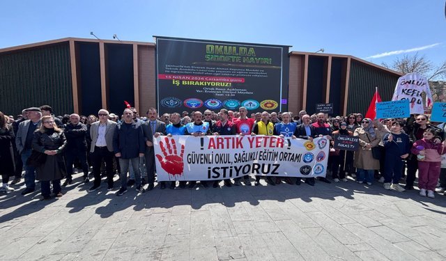 Erzincan’da Eğitimcilerden Şiddete Tepki: “Okullar Güvenli Alan Olmalı”