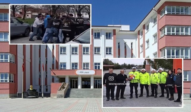 Fen Lisesi Önünde Kavga: Öğrenciler Şaşırttı (VİDEO)