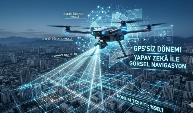 Gökyüzünde GPS Devri Kapanıyor: Yapay Zekâ Artık İHA’lara "Gözleriyle" Yol Bulduruyor!