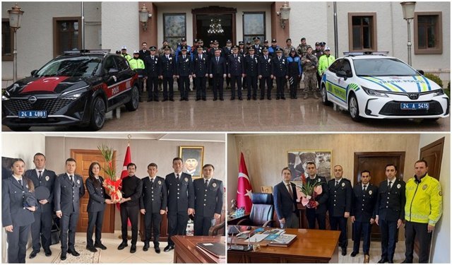 Polis Haftasında Erzincan’da Anlamlı Ziyaretler