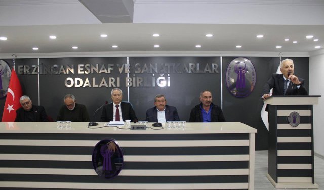 Erzincan Esnaf Odası’nda Bedir Limon Yeniden Başkan Seçildi