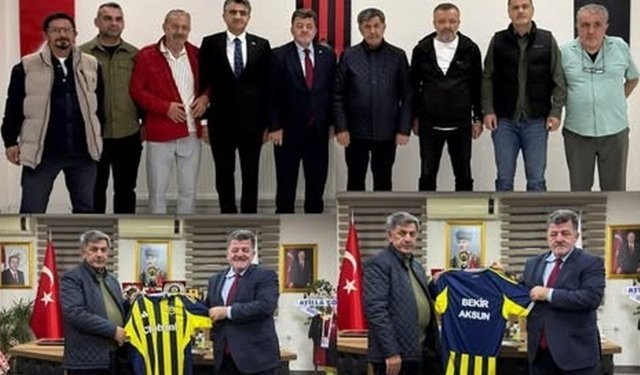 Chobani Grup'tan Başkan Aksun'a Fenerbahçe Forması