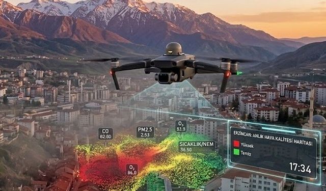 Erzincan Semalarında Bilimsel Devrim: Kentin Hava Kalitesini Sansürsüz Haritalayan Drone Teknolojisi!