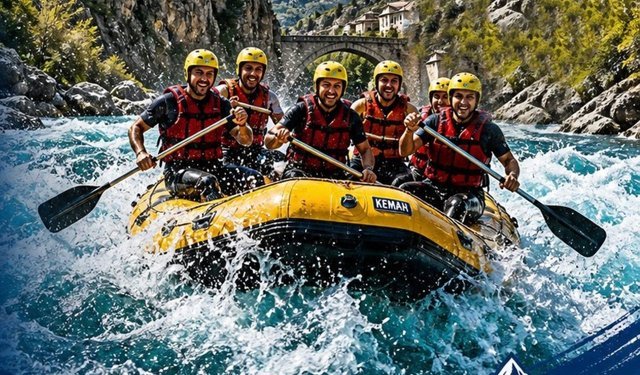 Erzincan'da Adrenalin Tavan Yapacak! Kemah’ta Rafting Sezonu Heyecanı!