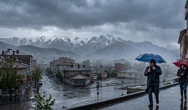 5 gün yağış: Erzincan'da sıcaklıklar 9 derece birden düşecek