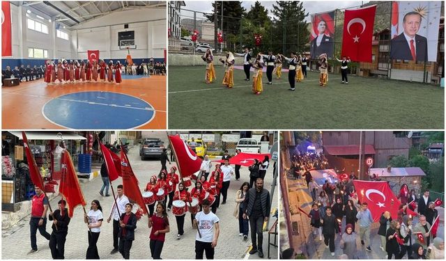 İlçelerde 19 Mayıs Coşkusu