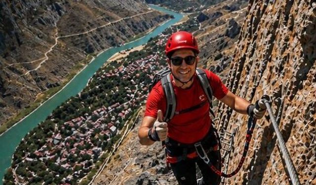 Kemaliye’de Adrenalin Dolu Via Ferrata Deneyimi