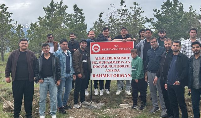 Rahmet Ormanı’nda Fidanlar Toprakla Buluştu