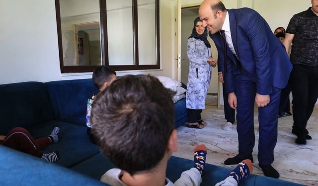 İl Müdürü Ünalan’dan Çocuk Evleri Sitesine İlk Ziyaret