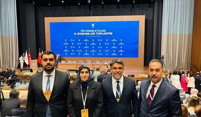 AKP Erzincan Teşkilatı Ankara’da Genişletilmiş İl Başkanları Toplantısı’na Katıldı