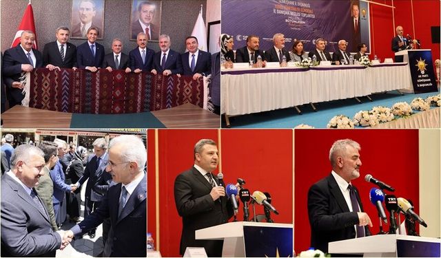 Bakan Uraloğlu ve Genel Başkan Yardımcısı Demir Gümüşhane’de