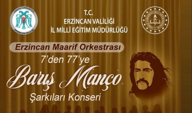 Barış Manço Şarkıları Yeniden Erzincan'da Yankılanacak