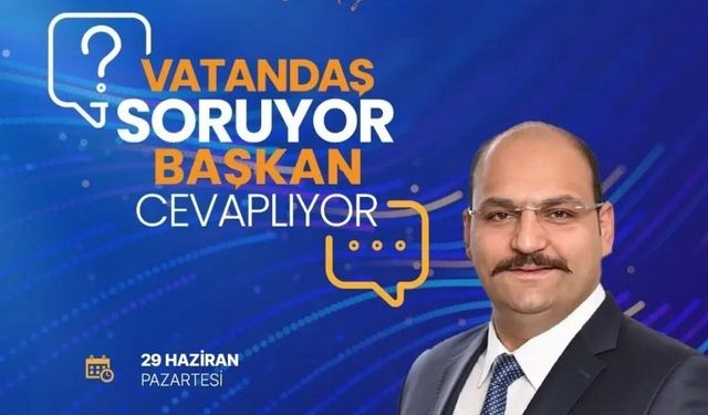 Başkan Atmaca Halkın Sorularını Yanıtlayacak
