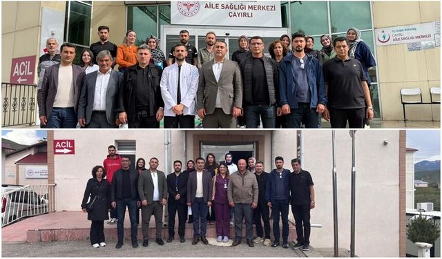 Otlukbeli ve Çayırlı 'da Sağlık Mesaisi