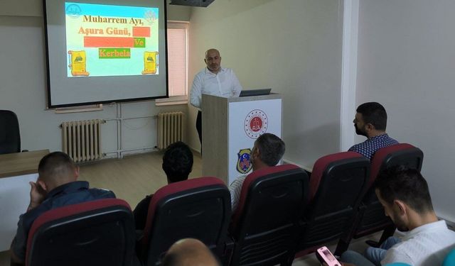 Denetimli Serbestlik Müdürlüğü'nde Aşure Semineri