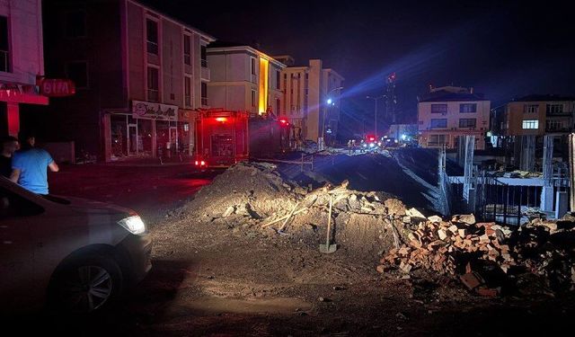 Erzincan’da İnşaat Sahasında Doğal Gaz Alarmı: Ekipler Facianın Önüne Geçti
