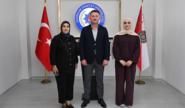 AK Parti Kadın Kolları’ndan Emniyet Müdürü Baybaba’ya Ziyaret