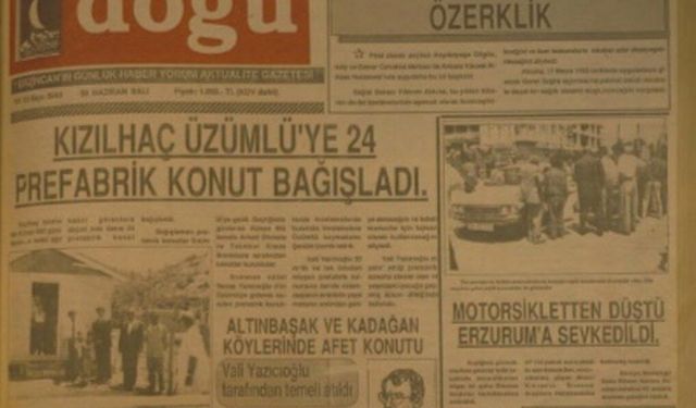 Erzincan’da Umut Veren Temeller: Kızılhaç’tan 24 Prefabrik Konut Bağışı