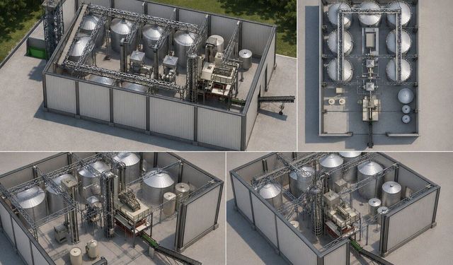 Eski Kibrit Fabrikası Yem Üretim Üssüne Dönüşüyor