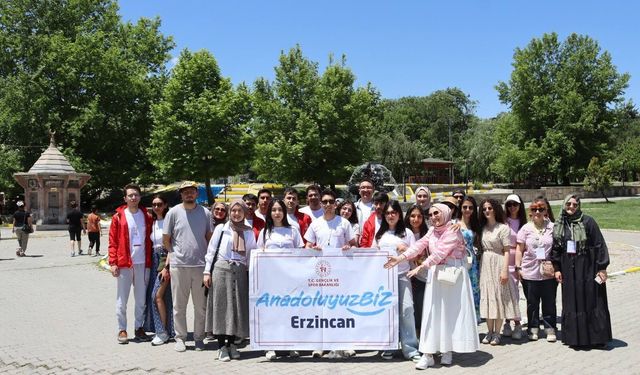 Ankara’dan Gelen Gençler Erzincan’da Misafir Edildi