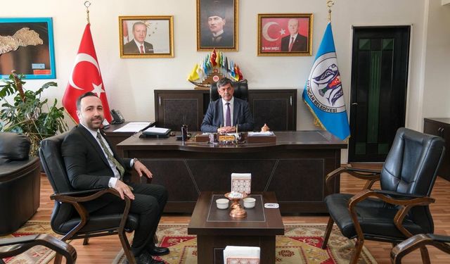 İletişim Başkanlığı Bölge Müdürü Ödeş’ten Başkan Aksun’a Ziyaret