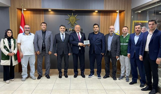 KADEM ve Yeşilay’dan AK Parti Erzincan İl Başkanlığı’na Ziyaret