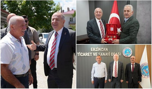 Özdağ Erzincan’da Esnaf ve İş Dünyasıyla Buluştu