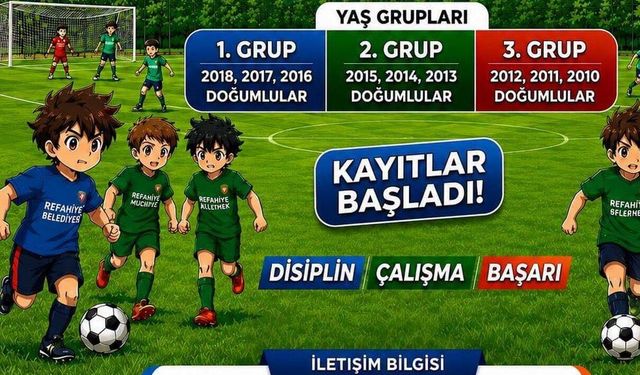 Refahiye'de Yaz Futbol Okulu Kayıtları Başladı