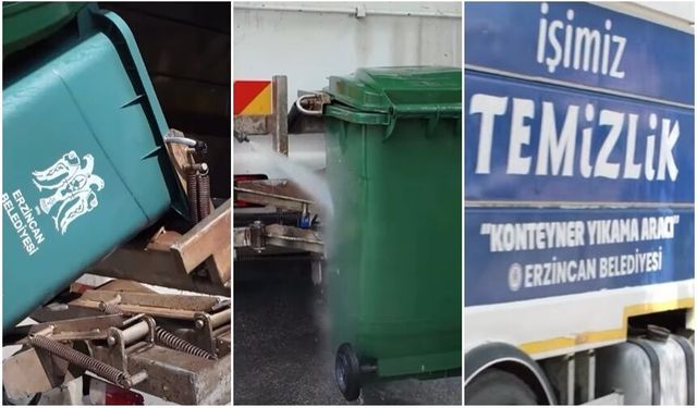 Şehir Genelinde Konteynerler Dezenfekte Ediliyor