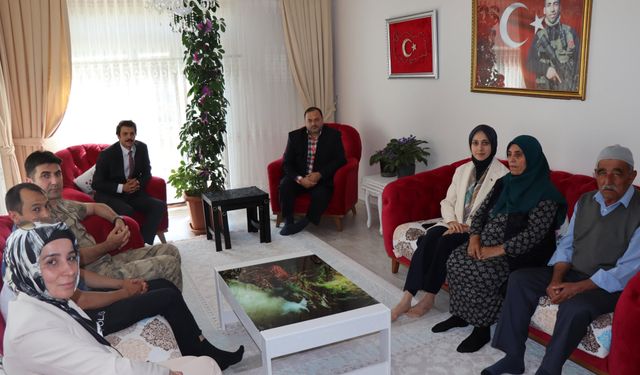 Kaymakam Kısa Duman’dan Şehit Ailesine Anlamlı Ziyaret