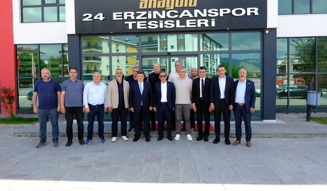 Erzincan TSO’dan Erzincanspor’a Destek Ziyareti