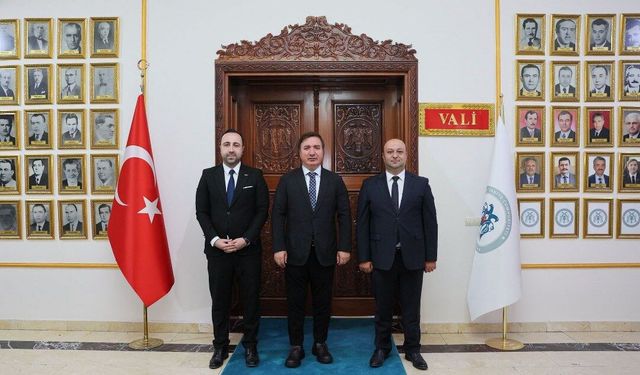 Basın İlan Kurumu ve İletişim Müdürlüğü'nden Vali Aydoğdu'ya Ziyaret
