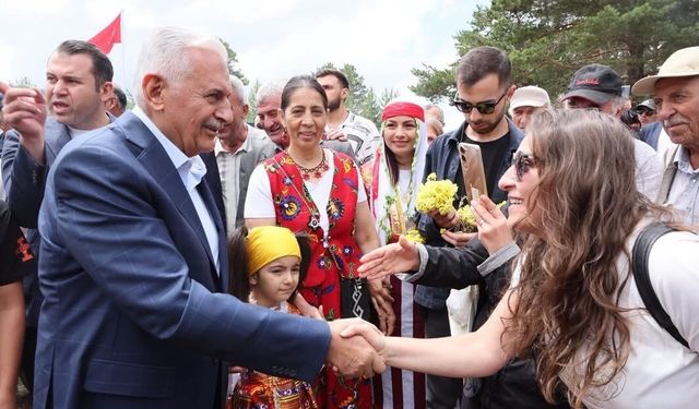 Binali Yıldırım Orçul Festivali'nde Hemşehrileriyle Buluştu
