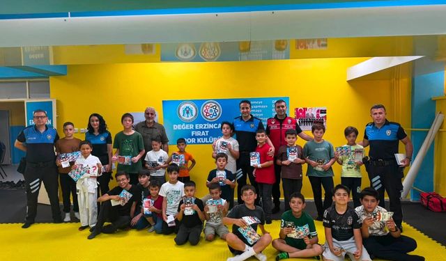 Değer Erzincan Spor Kulüpleri Projesi Kapsamında Öğrencilere Güvenlik Eğitimi