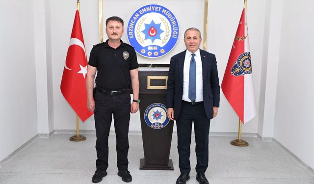 Eski Emniyet Müdürü Kenan Kurt’tan Erzincan Emniyeti’ne Ziyaret