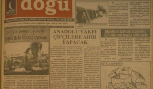 Erzincan’da 34 Yıl Önce Bugün! Anadolu Vakfı’ndan Çiftçilere Ahır Müjdesi